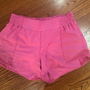 Lululemon Hotty Hot High-Rise 4" Lined Short Size 12